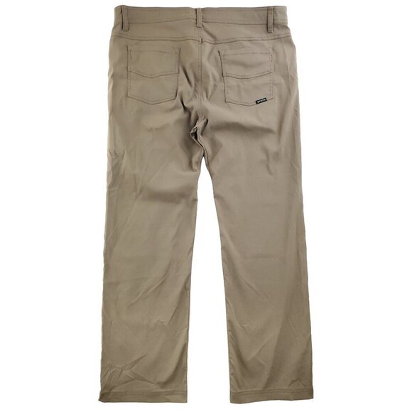prAna Brion Pants Slim Fit Stretch UPF 50+ Water Repellent Hiking Men's 38x32 - Picture 3 of 12